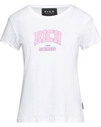 John Richmond - T-Shirt Cotton, Elastane - Lyst