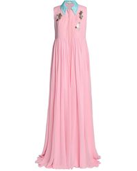 Delpozo Long Dress - Pink
