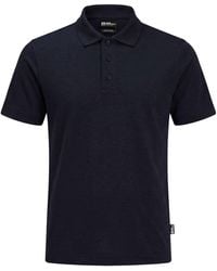 Jack Wolfskin - Midnight Polo Shirt Polyester, Elastane - Lyst