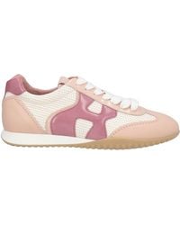 Hogan - Blush Sneakers Leather, Textile Fibers - Lyst