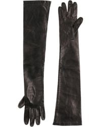 MSGM - Gloves Lambskin, Polyester - Lyst