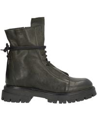 i love italy - Dark Ankle Boots Leather - Lyst