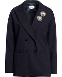 ViCOLO - Midnight Blazer Viscose, Polyamide, Elastane - Lyst