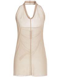 Rick Owens - Top Cupro, Elastane - Lyst