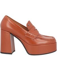 Loriblu - Rust Loafers Leather - Lyst