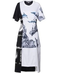 Stella McCartney Knielanges Kleid - Weiß