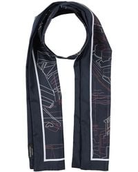 ZEGNA - Midnight Scarf Silk - Lyst