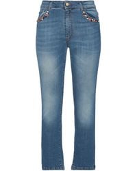 Manila Grace - Pantaloni Jeans - Lyst