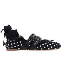 miu miu black flats