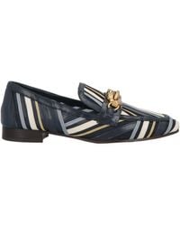 Tory Burch - Loafers Leather, Textile Fibers - Lyst