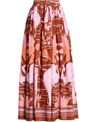 CONNOR & BLAKE - Lilac Maxi Skirt Cotton - Lyst