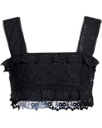 Isabel Marant - Top Cotton, Silk - Lyst