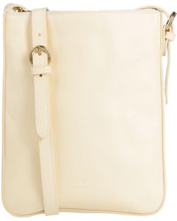 Il Bisonte - Cream Cross-Body Bag Leather - Lyst