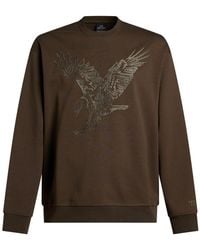 ARMANI EXCHANGE - Military Sweatshirt Cotton, Polyester, Elastane - Lyst