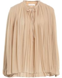 Chloé - Sand Top Virgin Wool, Silk - Lyst