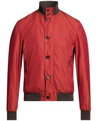 Moorer - Burgundy Jacket Polyester - Lyst