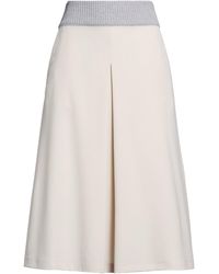 Gran Sasso - Midi Skirt Polyester, Wool, Elastane - Lyst