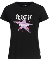John Richmond - T-Shirt Cotton, Elastane - Lyst