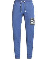EA7 - Pants Cotton, Elastane - Lyst