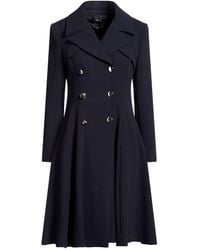 Siste's - Overcoat & Trench Coat Polyester, Viscose, Elastane - Lyst