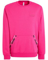 Moschino - Fuchsia Sweatshirt Cotton, Elastane - Lyst