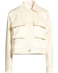 8pm - Ivory Jacket Cotton, Polyester, Elastane - Lyst