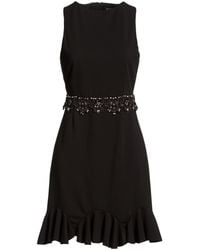 Fracomina - Mini Dress Polyester, Elastane - Lyst
