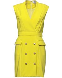 Forever Unique Short Dress - Yellow