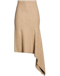 Ferragamo - Midi Skirt Alpaca Wool, Silk, Cashmere, Polyamide, Elastane - Lyst