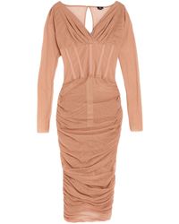 Elisabetta Franchi - Midi Dress - Lyst