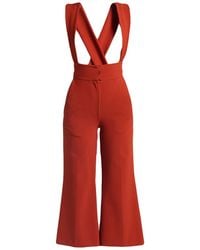SIMONA CORSELLINI - Pants Polyester, Viscose, Cotton, Elastane - Lyst