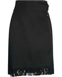 Beatrice B. - Mini Skirt Acetate, Virgin Wool - Lyst