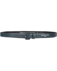 Emporio Armani - Belt Cow Leather - Lyst