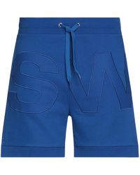 Herren Bekleidung Kurze Hosen Freizeitshorts Moschino Andere materialien shorts in Blau für Herren 