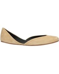 The Row - Ballet Flats Leather - Lyst