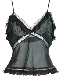 Pinko - Dark Top Polyester - Lyst