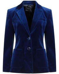 Alberta Ferretti - Blazer Cotton, Elastane - Lyst