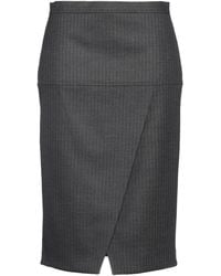 Fendi - Midi Skirt Virgin Wool, Elastane, Polyester - Lyst