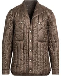 Rick Owens - Taupe Puffer Polyamide - Lyst
