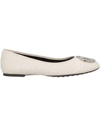 Tory Burch - Ivory Ballet Flats Goat Skin - Lyst