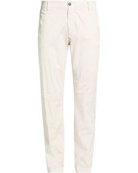 Eleventy - Ivory Pants Cotton, Elastane - Lyst