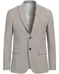 Liu Jo - Taupe Blazer Polyester, Virgin Wool, Elastane - Lyst