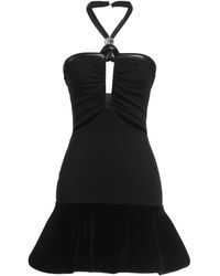 David Koma - Mini Dress Viscose, Polyamide, Elastane, Modal, Glass - Lyst