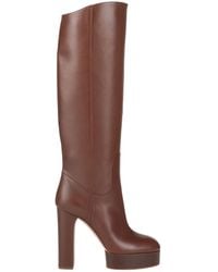 Casadei - Chocolate Boot Calfskin - Lyst