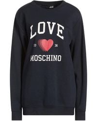 Love Moschino - Midnight Sweatshirt Cotton, Polyester - Lyst