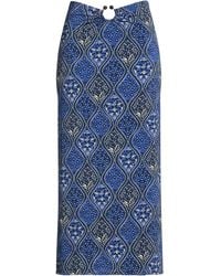 Siyu - Midi Skirt Polyamide, Elastane - Lyst