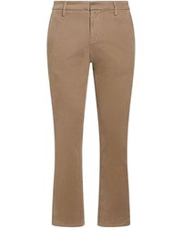 Dondup - Khaki Pants Cotton, Elastane - Lyst