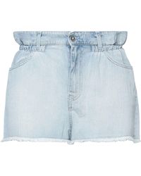 Actitude By Twinset - Denim Shorts Cotton - Lyst