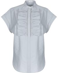 Brunello Cucinelli Camisa - Gris