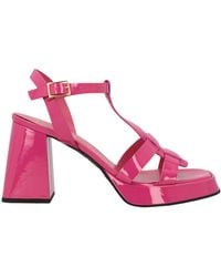Giampaolo Viozzi - Fuchsia Sandals Leather - Lyst